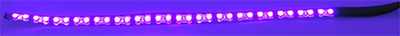 Barra LED decorativa morada
