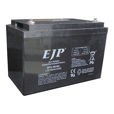 Deep cycle rechargeable gel battery