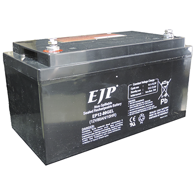 Deep cycle rechargeable gel battery