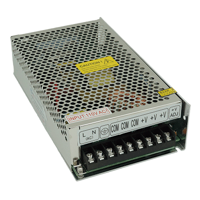 Metallic case power supply 12 V 12.5 A / 150 W