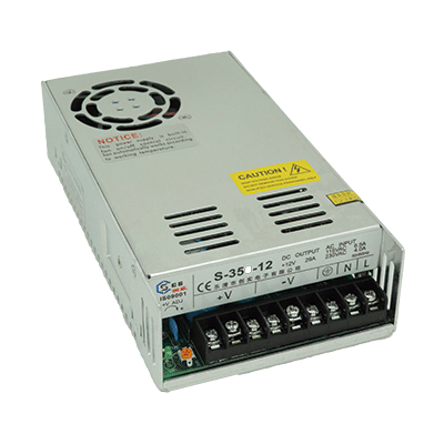 Metallic case power suppy 12 V 30 A / 360 W