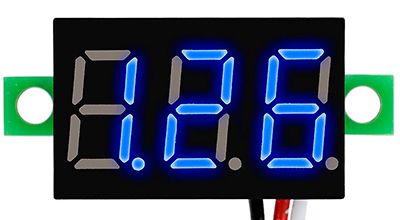 3 digit digital LED display voltmeter for DC