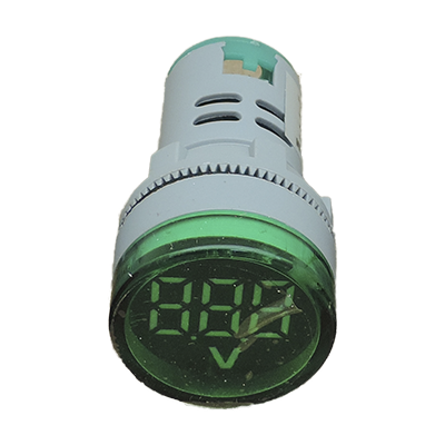 Medidor de Voltaje DC de 5V-110V / Verde