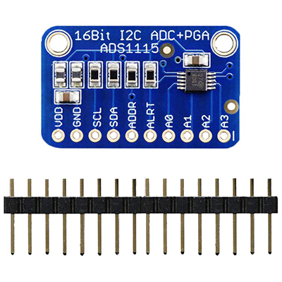 4 channel analog/digital converter with I2C interface