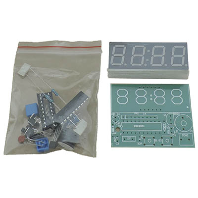 4 digits digital clock kit