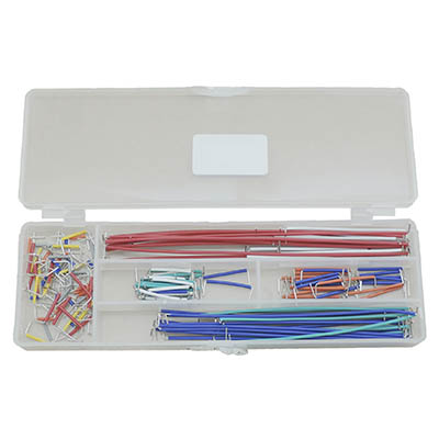 Jumper cable kit for breadboards