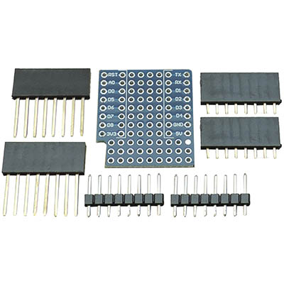 Double faced development board for ESP8266, WeMos D1