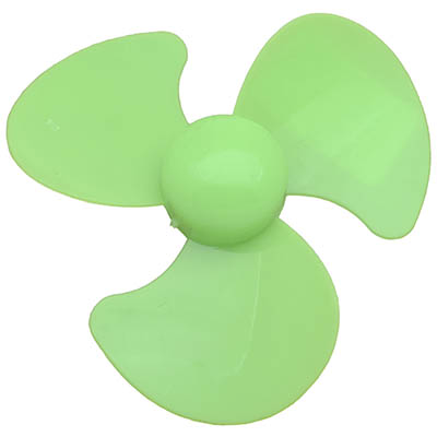 Fan blade Ø90mm green - Click Image to Close