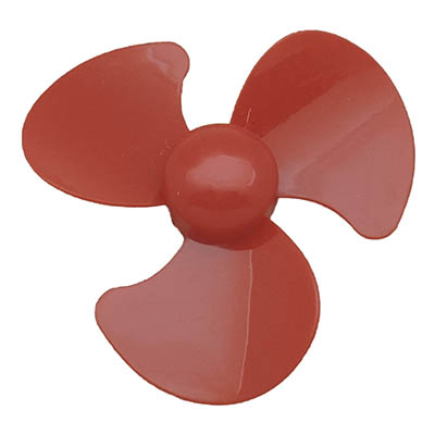 Aspa de ventilador Ø90mm Rojo - Haga click en la imagen para cerrar