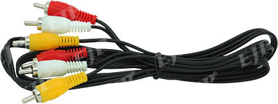 RCA stereo audio and component video cable