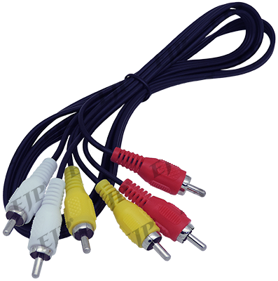 RCA 3 male to RCA 3 male cable 3 meters