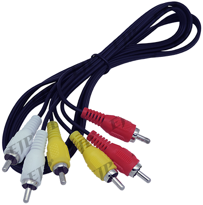 Cable 3 RCA macho a 3 RCA macho de 3 metros