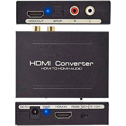 Selector HDMI 1entrada a Salida:(1HDMI+1Optico+2RCA)