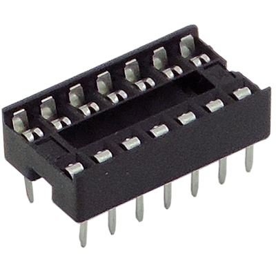 14 pin base for integrated circuit