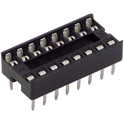 16 pin base for integrated circuit