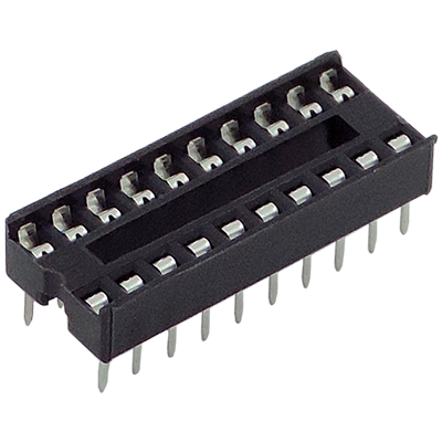 20 pin base for integrated circuit