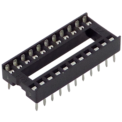 22 pin base for integrated circuit