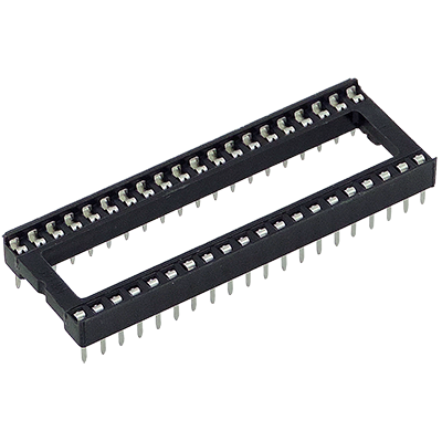 40 pin base for integrated circuit