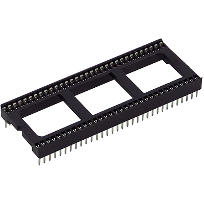 64 pin base for integrated circuit