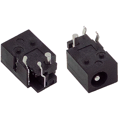 Conector hembra DC Ø4.0*1.7 para montaje de superficie