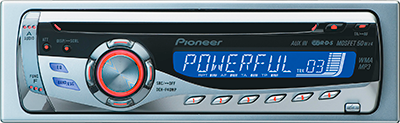 DVD player / radio AM, FM DIN format