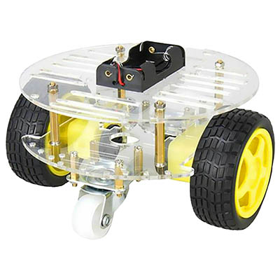 Car chassis with 2 wheels - Click Image to Close