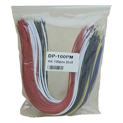 Kit de cable jumper 20pcs*5 colores