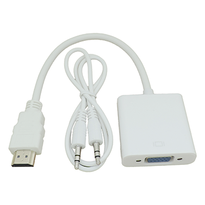 Convertidor de HDMI IN a VGA y Audio Out con Cable