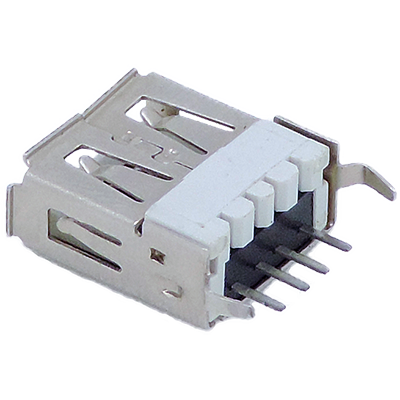 Conector USB-A hembra para montaje de superficie