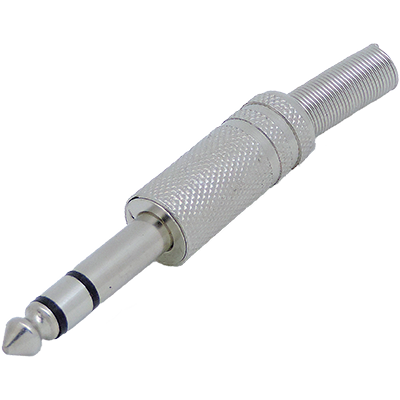 TRS stereo male connector