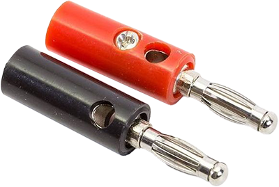Banana type connector plug