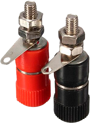 Binding post banana plug connector