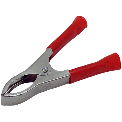 Alligator clip red 75 mm
