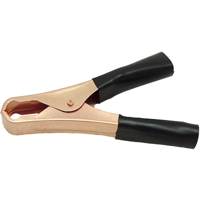 Alligator clip black 100 mm