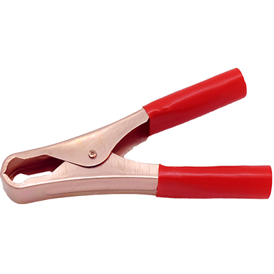 Alligator clip red 100 mm