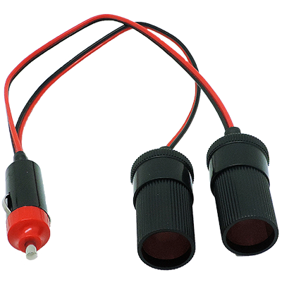 Connector for car cigarette lighter socket