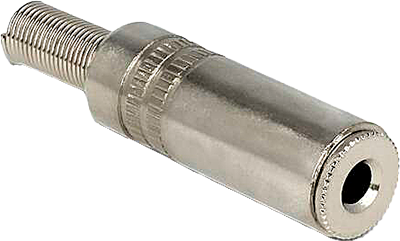 Conector 3.5 mm estéreo hembra