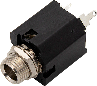 6.35 mm (1/4") mono female connector