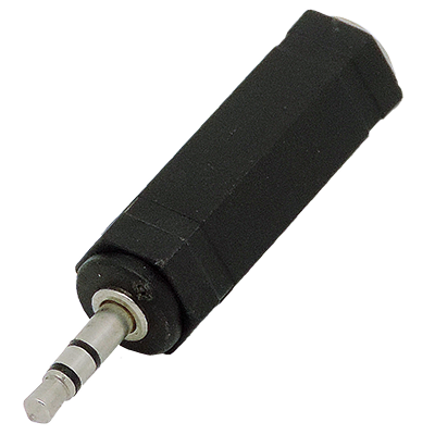 3.5mm stereo male to TRS stereo female connector