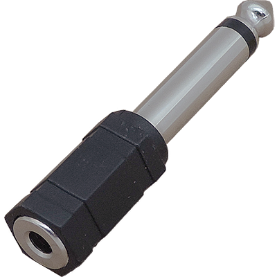 Mono 3.5 mm to TRS audio adapter