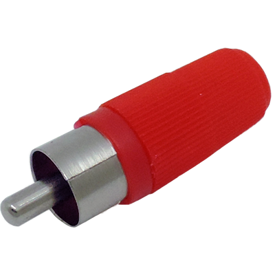 RCA female connector red