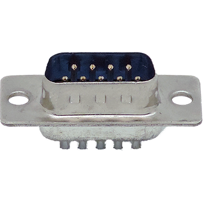 Male DB9 connector for chassis mount
