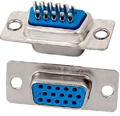 VGA female connector for soldering