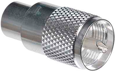 Male UHF coaxial connector type PL-259 RG8/U