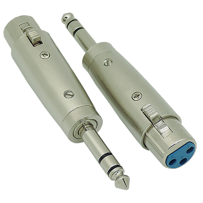 TRS male stereo to XLR female stereo connector