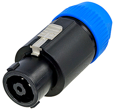 4-pin Speakon (Neutrik) male speaker connector