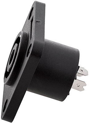 Conector hembra Speakon (Neutrik) para bocina de 4 polos