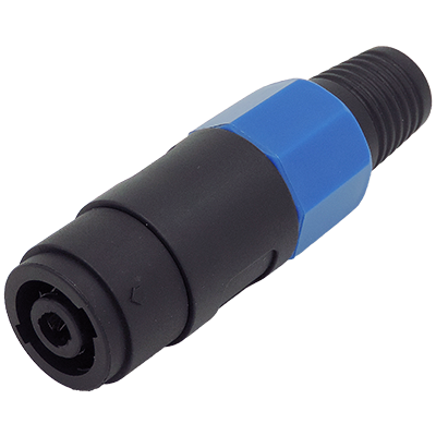 Neutrik type connector with 4 pins
