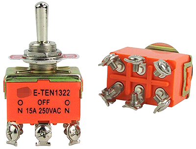 Toggle switch 6 pins