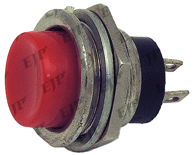 One position round push button switch